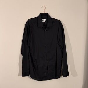 Calvin Klein Black Dress Shirt for Men